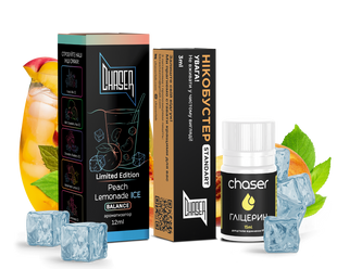 Набор Chaser Black ICE Peach Lemonade 30 мл 50 мг