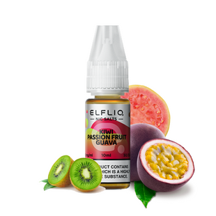 Elf Bar Elfliq Kiwi Passion Fruit Guava Nic Salt 10ml 30mg