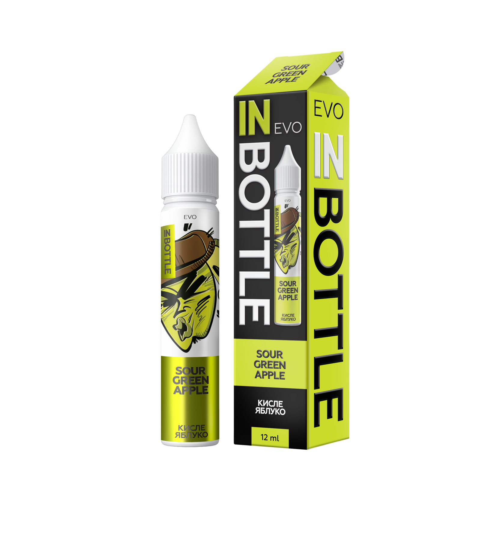 Набір In Bottle EVO - Sour Green Apple - Cloud Smoke