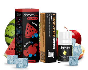 Набор Chaser Mix ICE Арбуз яблоко 30 мл 50 мг