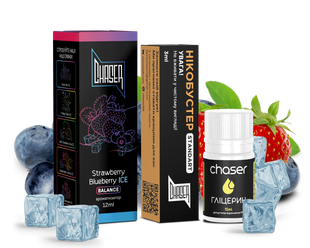 Набор Chaser Black ICE Strawberry Blueberry 30 мл 50мг